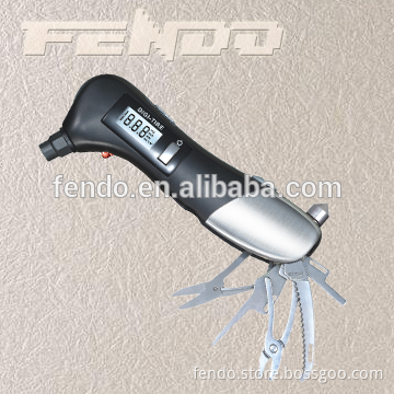 portable multifunction tire pressure gauge digital mini tyre pressure gauge